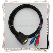 Cabo VGA para 3 RCA Componente para HDTV